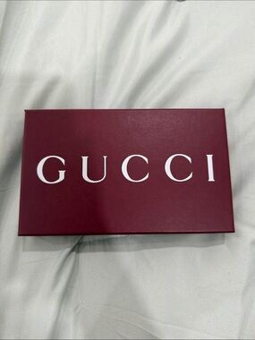 Gucci Deep Burgundy Logo Presentation Box